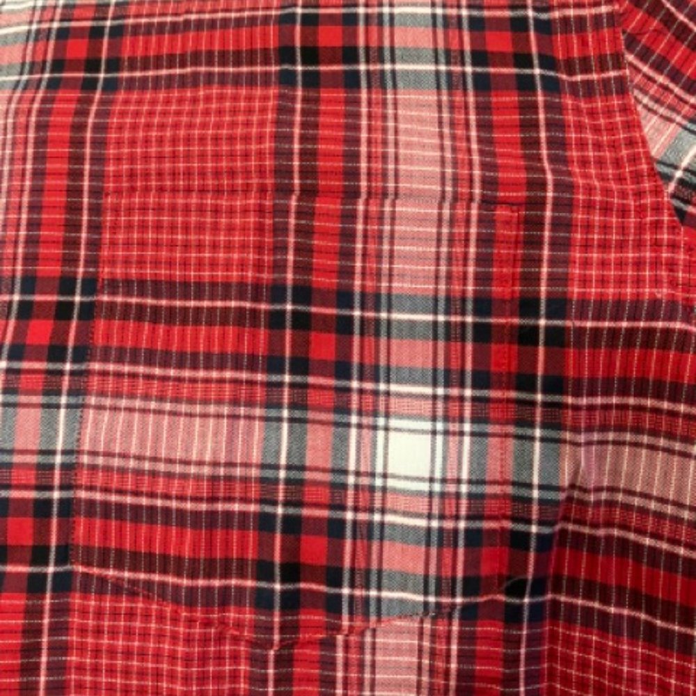Toscano Red Plaid Shirt Designed by Patrick Assaraf